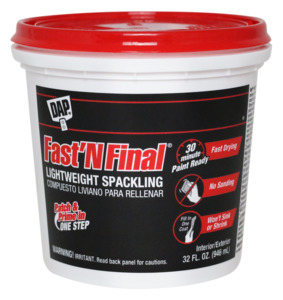 WHITE SPACKLING PASTE 1 QUART