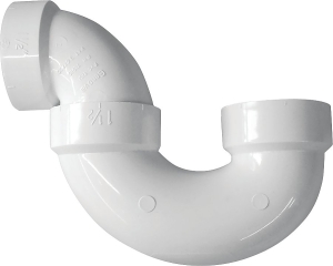 WHITE PVC P-TRAP SCH40 1-1/2IN