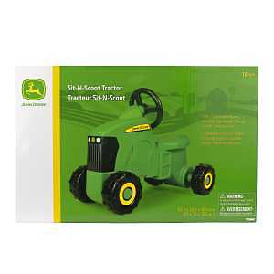 JOHN DEERE SIT-N-SCOOT TRACTOR TOY