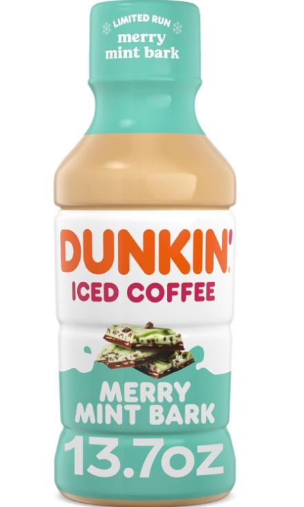 DUNKIN MERRY MINT ICED COFFEE
