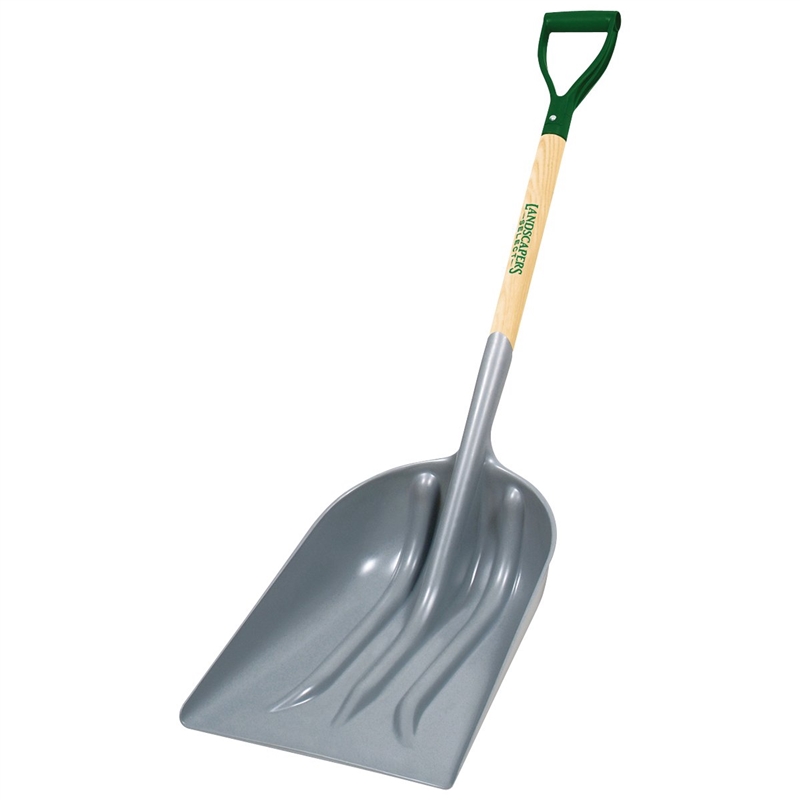WOOD HANDLE SCOOP SHOVEL 29"