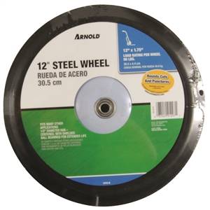 STEEL LAWNMOWER WHEEL 12IN