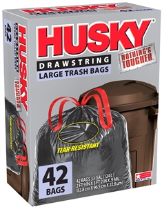 HUSKY BLACK TRASHBAG 33GAL