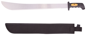 STEEL MACHETE W/SHEATH 27.5IN