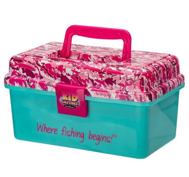 PINK KIDS TACKLE BOX