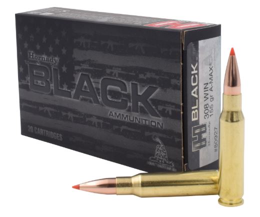 HORNADY BLACK 308WIN 155GR 20RDS