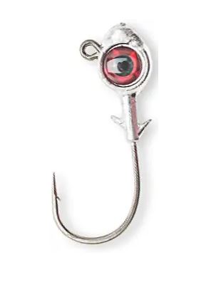 TROUT EYE JIGHEADS 1/8OZ RED