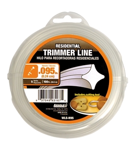 NYLON TRIMMER LINE .095INX100'