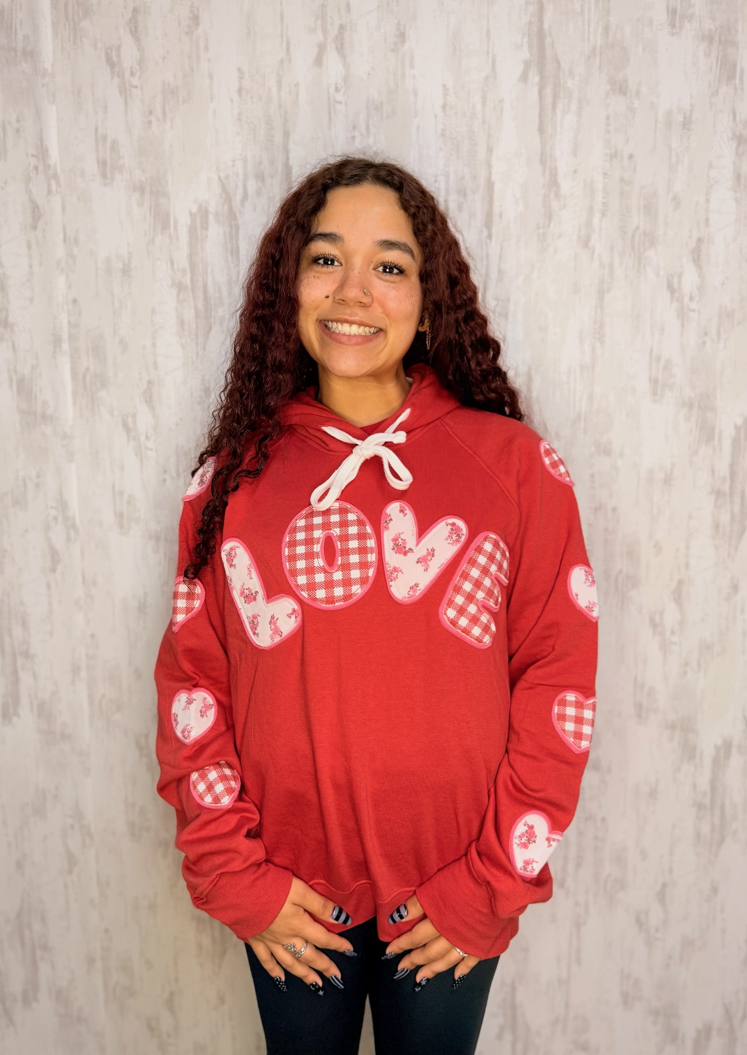 YTH LOVE PATCH HOODIE