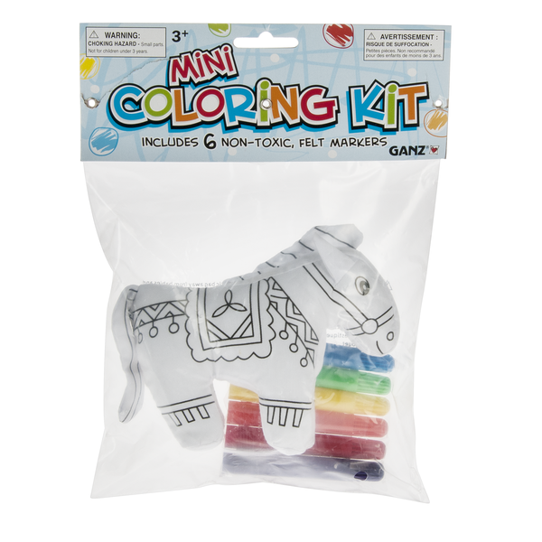 HORSE MINI COLORING KIT