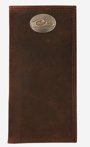 LEATHER CHECKBOOK WALLET