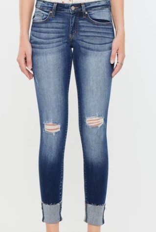 LOW RISE ANKLE SKINNY