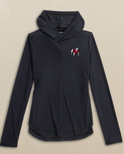 UGA BLACK LINLEY PERFORMANCE HOODIE