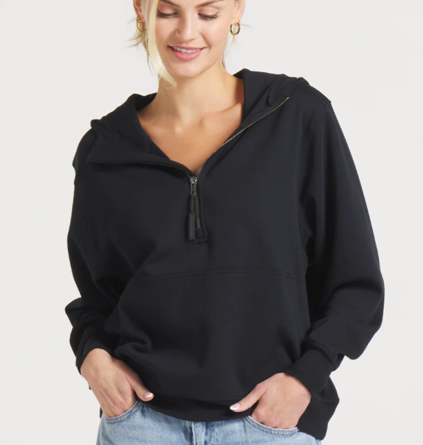 ANGIE HALF ZIP HOODIE