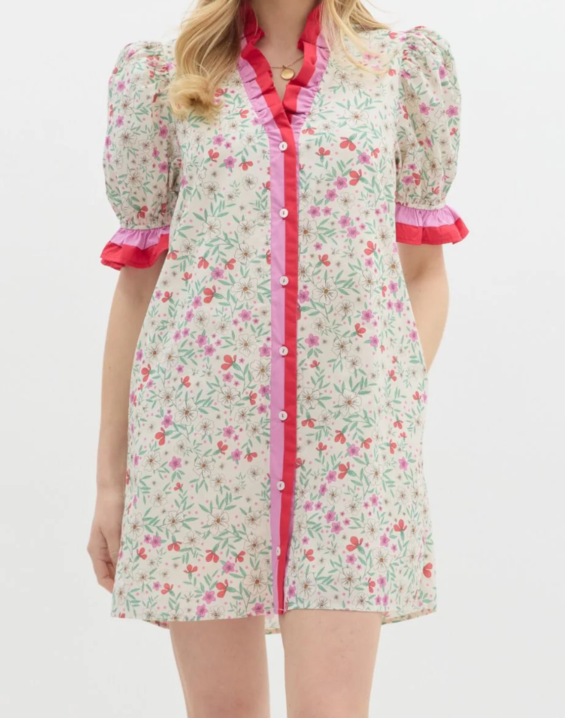 DITSY FLORAL MINI DRESS