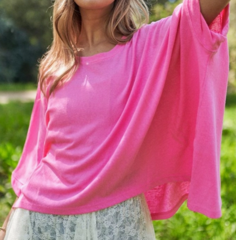 OVERSIZE DOLMAN TOP