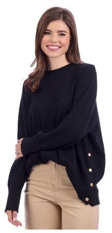 NORALEE BUTTON SWEATER