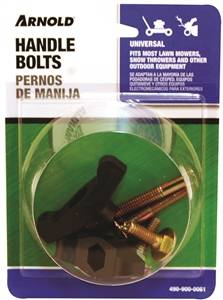 T-HANDLE KNOB & BOLTS FOR LAWNMOWERS