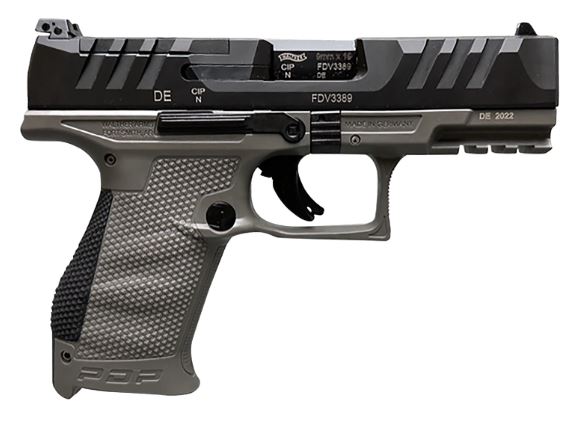 WALTHER PDP GRAY 9MM 4" 15+1 ROUNDS