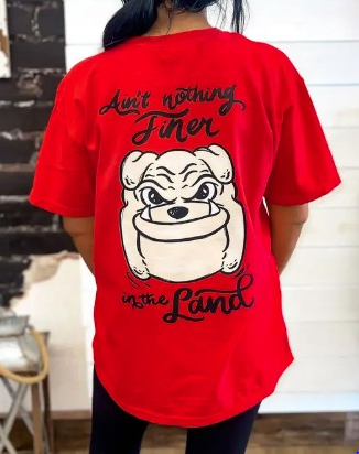 RED NOTHIN FINER TEE
