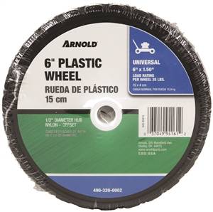 PLASTIC LAWNMOWER WHEEL 6"
