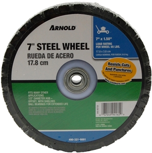 STEEL TREAD WHEEL 1-1/2X7IN
