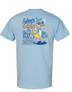 SILENCE IS GOLDEN TEE