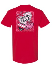 RED YOU ARE SO LOVED TEE