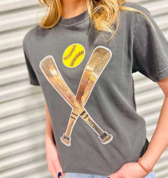 SOFTBALL AND BATS TEE