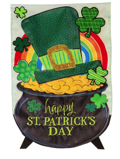 END OF THE RAINBOW GARDEN FLAG