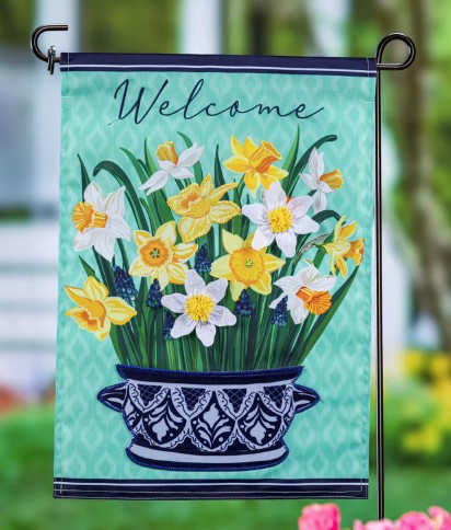 DELFT DAFFODIL GARDEN FLAG