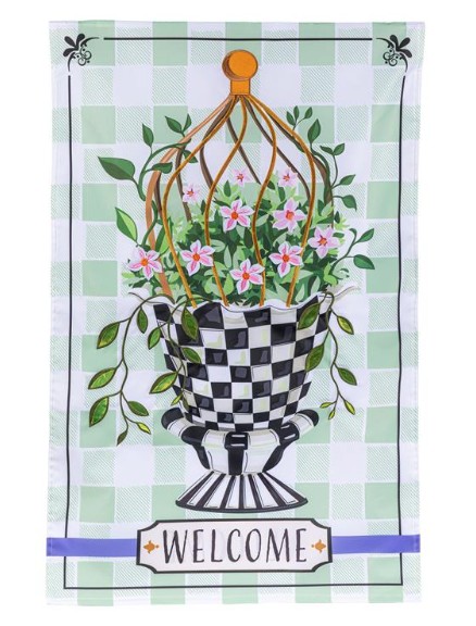SPRING TOPIARY HOUSE FLAG