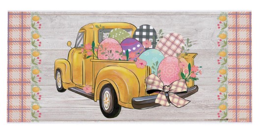YELLOW EASTER TRUCK SWITCH MAT