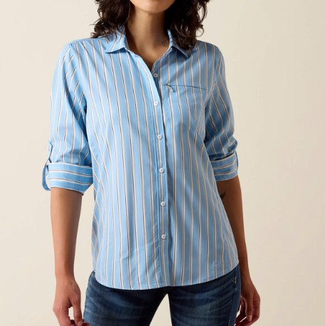 BLISSFUL BLUE STRIPE SHIRT