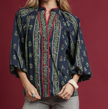 FLORAL BOHO BLOUSE