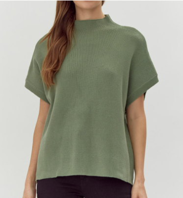 MOCK NECK TOP