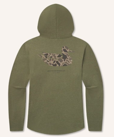 GREEN CLASSIC DUCK HOODIE
