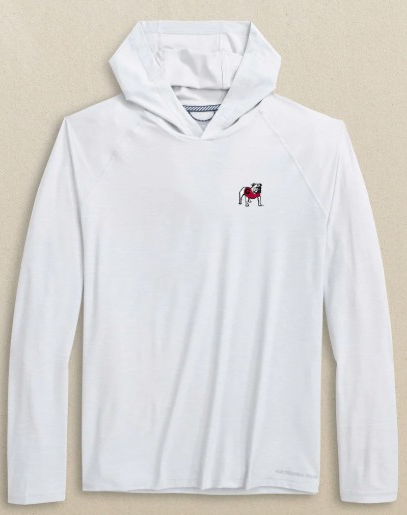 UGA WHITE PERFORMANCE HOODIE