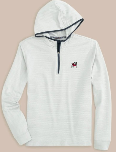 UGA GREY SCUTTLE QUARTER ZIP