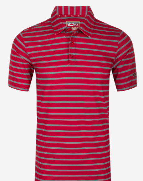 PERFORMANCE STRIPED POLO