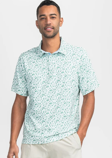 TAPPED IN PRINT POLO