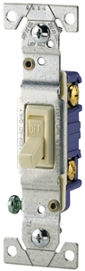 IVORY TOGGLE SWITCH 15A 120V