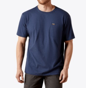 MENS REBAR COTTON POCKET TEE