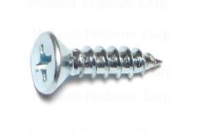 ZINC PHILLIPS FLAT WOOD SCREWS 14X1