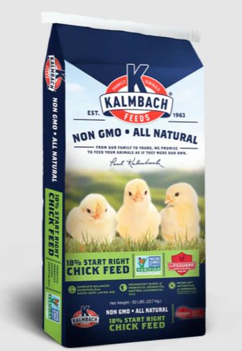 18% CHICK START MEDICATED 50LB