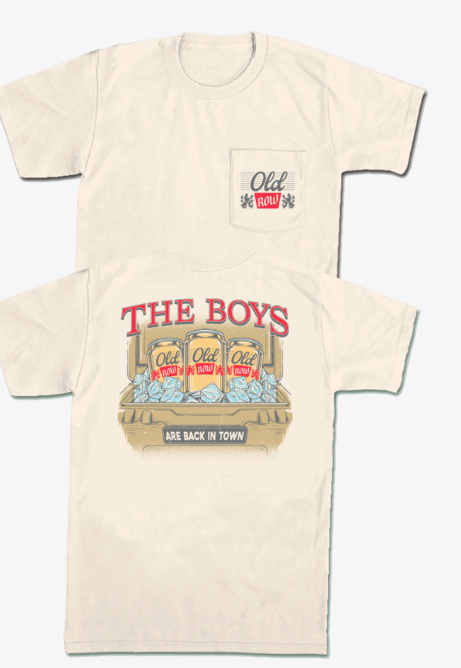 BACK IN TOWN POCKET TEE