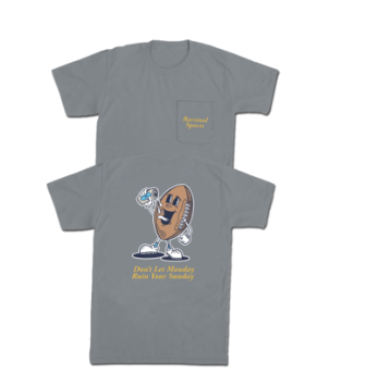 DON'T LET MONDAY FOOTBALL TEE