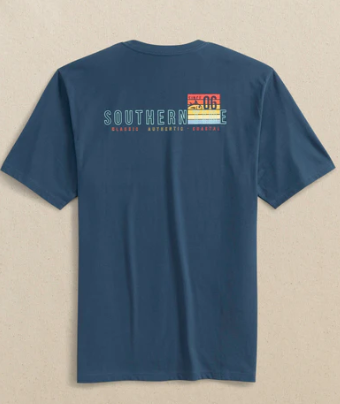 SUNSET CROPPED SKIPJACK TEE