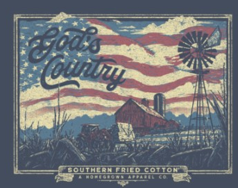 SLATE GODS COUNTRY TEE
