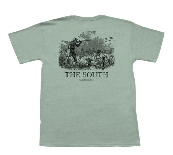 SAGE QUAIL ETCHING TEE